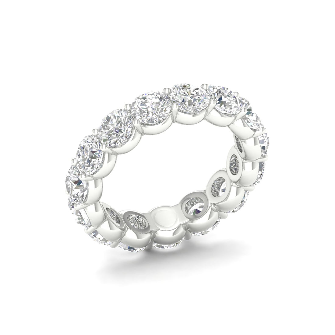 5 CTW Round Eternity Lab Grown Diamond Wedding Band