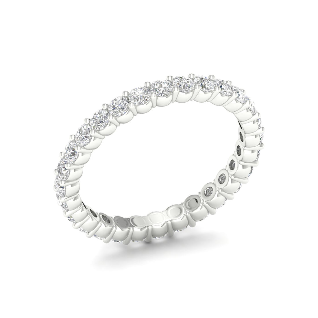 1 CTW Round Eternity Lab Grown Diamond Wedding Band