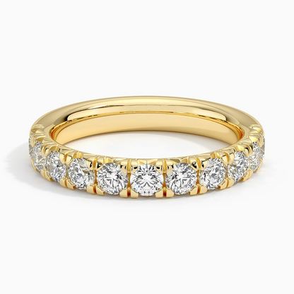 0.91CTW 10K Yellow Gold Lab Grown Diamond Simple Wedding Band