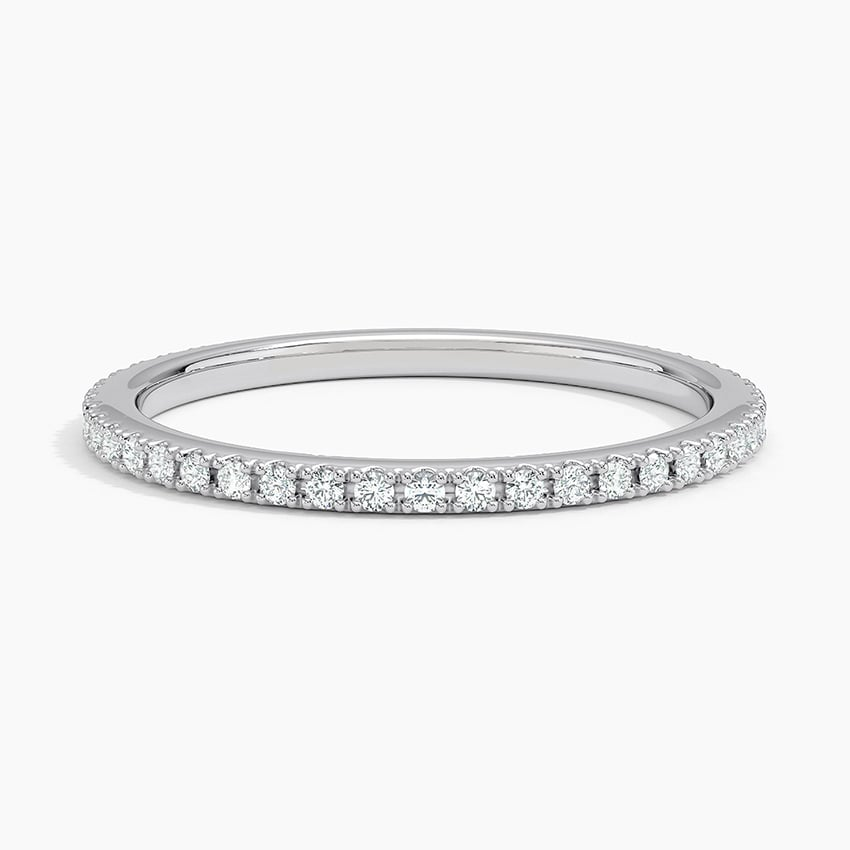 0.31CTW Simple Minimalist Lab Grown Diamond Wedding Band