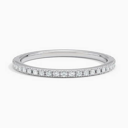 0.31CTW Simple Minimalist Lab Grown Diamond Wedding Band