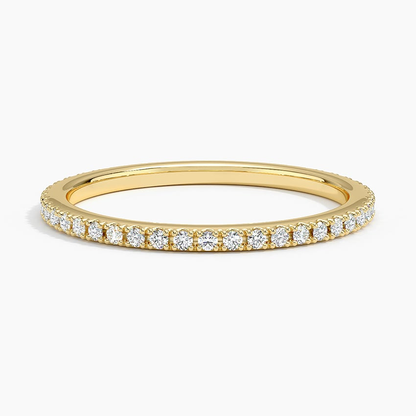 0.31CTW Simple Minimalist Lab Grown Diamond Wedding Band
