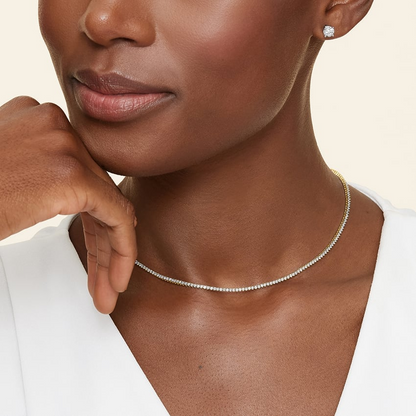 3 CTW Lab Grown Diamond Tennis Chain