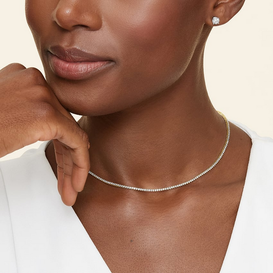 3 CTW Lab Grown Diamond Tennis Chain