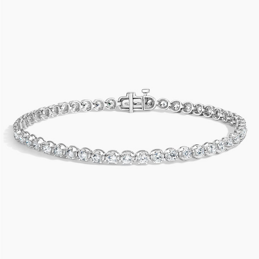 7 inch 3CTW Certified Lab Grown Diamond Tennis Bracelet