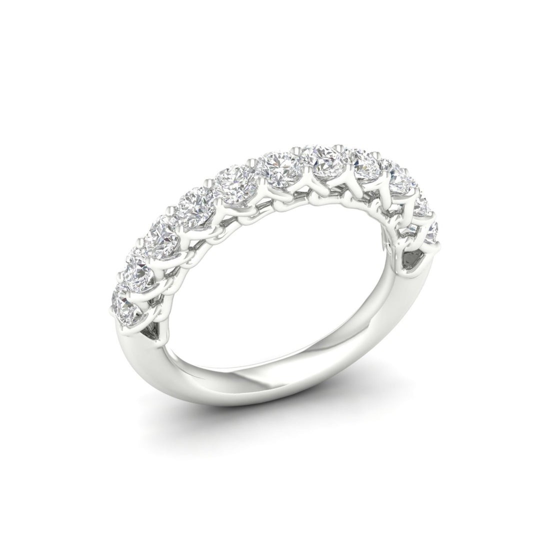 1 CTW Entwine Anniversary Lab Grown Weddign Band