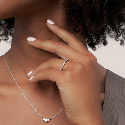 0.24 CTW Round Lab Grown Diamond Minimalist Wedding Band in 14k Gold