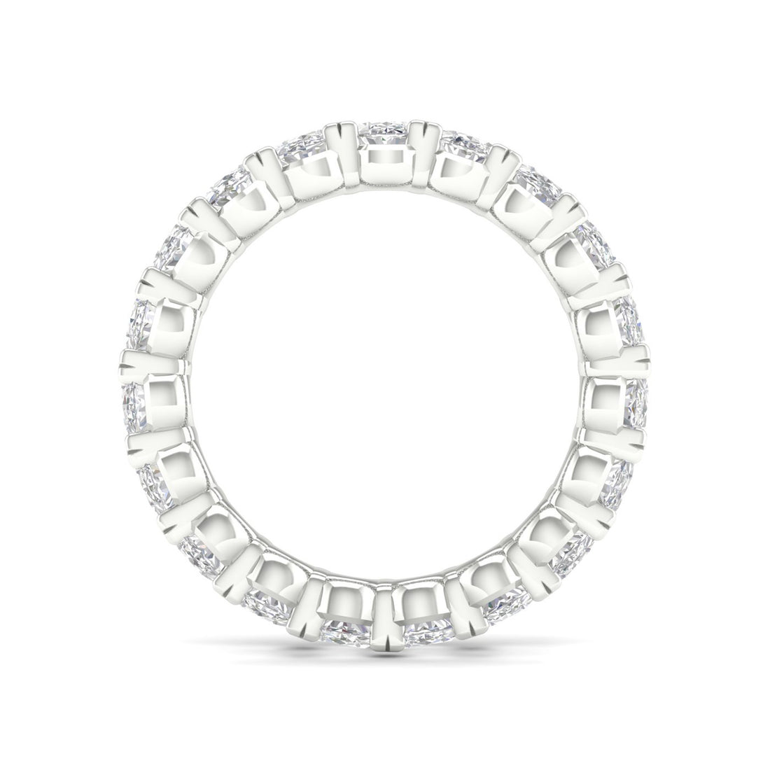 4 CTW Oval Eternity Lab Grown Diamond Wedding Band