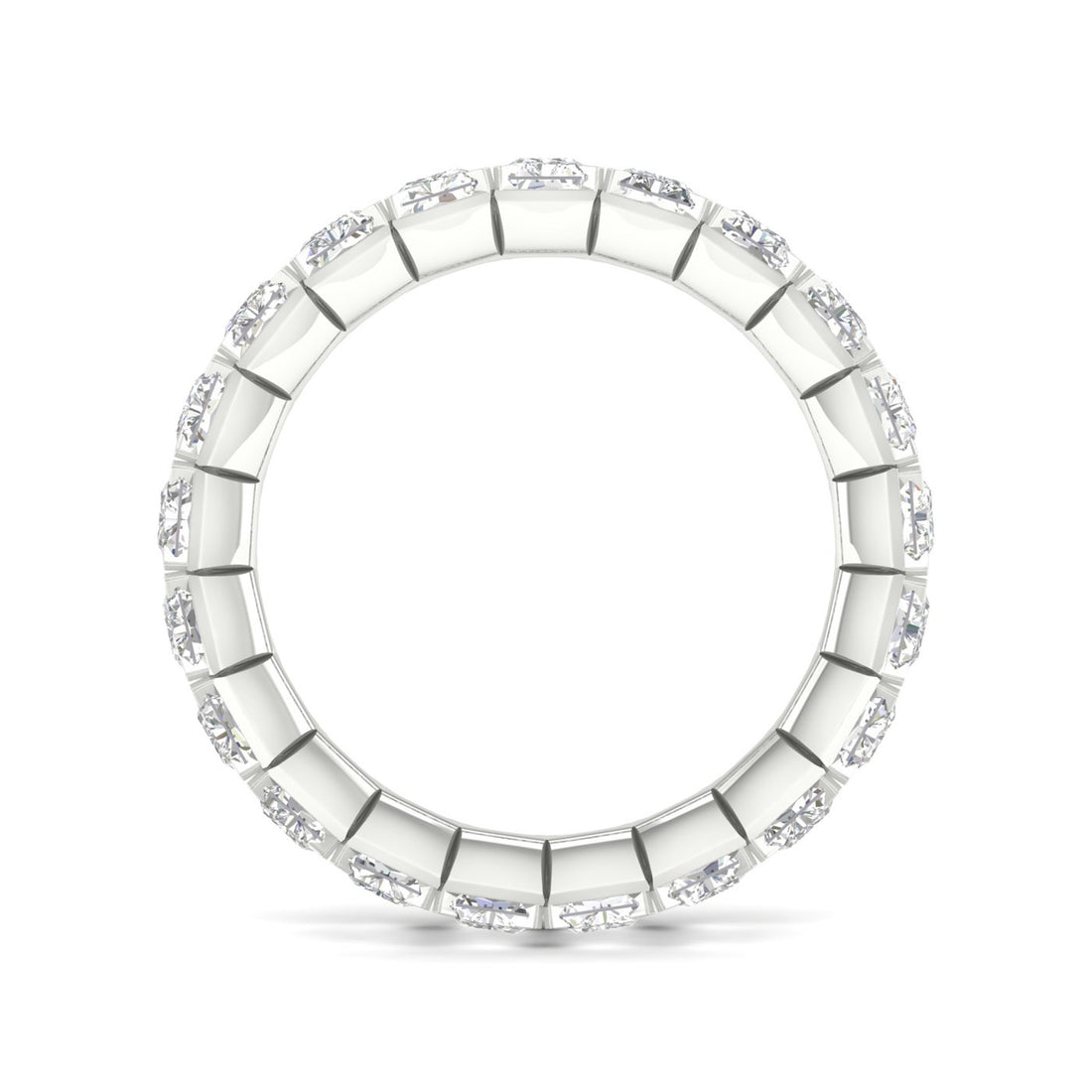 5 CTW Emerald Eternity Lab Grown Diamond Wedding Band