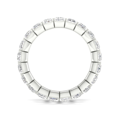 5 CTW Emerald Eternity Lab Grown Diamond Wedding Band