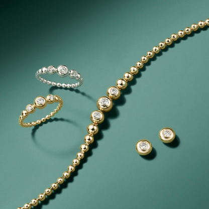 2/5 CTW Lab Grown Diamond Bubble Necklace