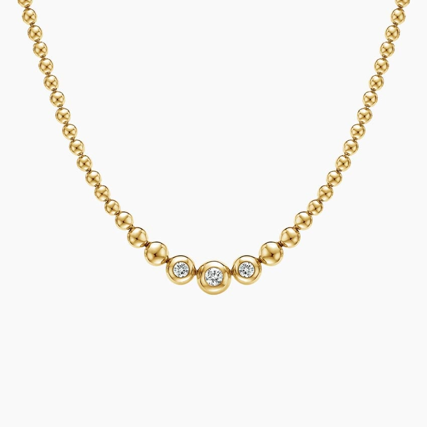 2/5 CTW Lab Grown Diamond Bubble Necklace