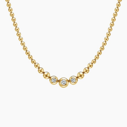 2/5 CTW Lab Grown Diamond Bubble Necklace