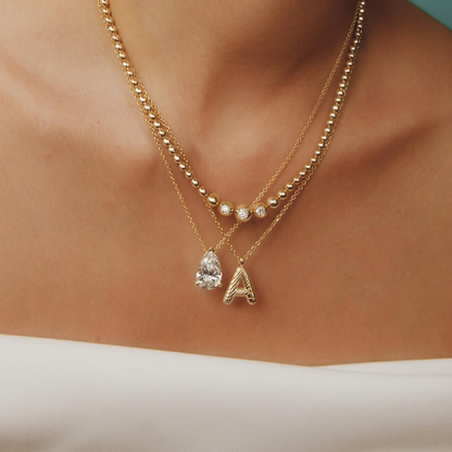 2/5 CTW Lab Grown Diamond Bubble Necklace