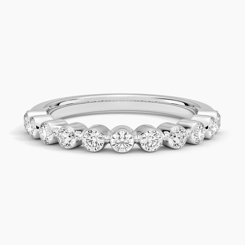 0.45CTW Full Bazel Set Lab Grown Diamond Wedding Band
