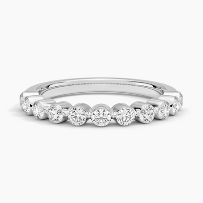 0.45CTW Full Bazel Set Lab Grown Diamond Wedding Band