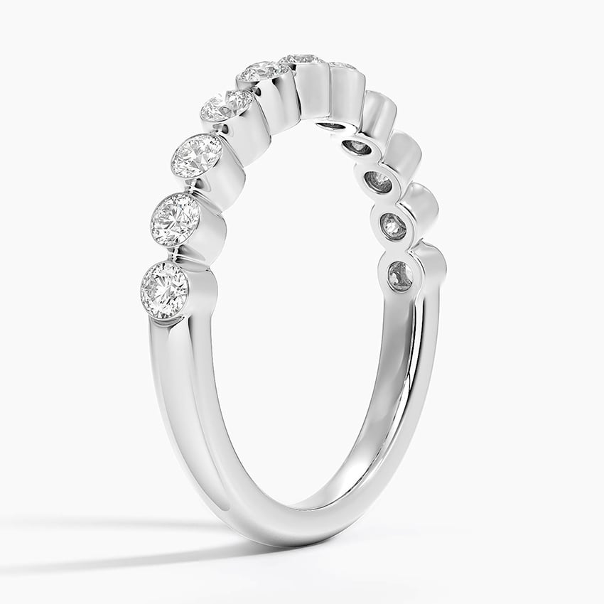 0.45CTW Full Bazel Set Lab Grown Diamond Wedding Band