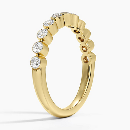 0.45CTW Full Bazel Set Lab Grown Diamond Wedding Band