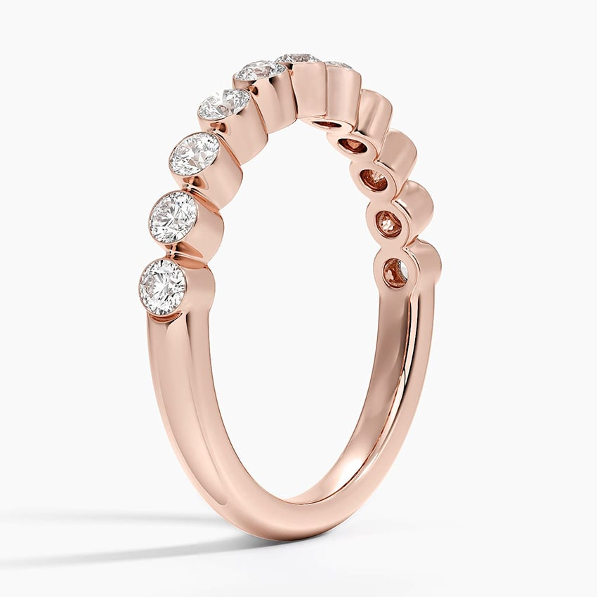 0.45CTW Full Bazel Set Lab Grown Diamond Wedding Band