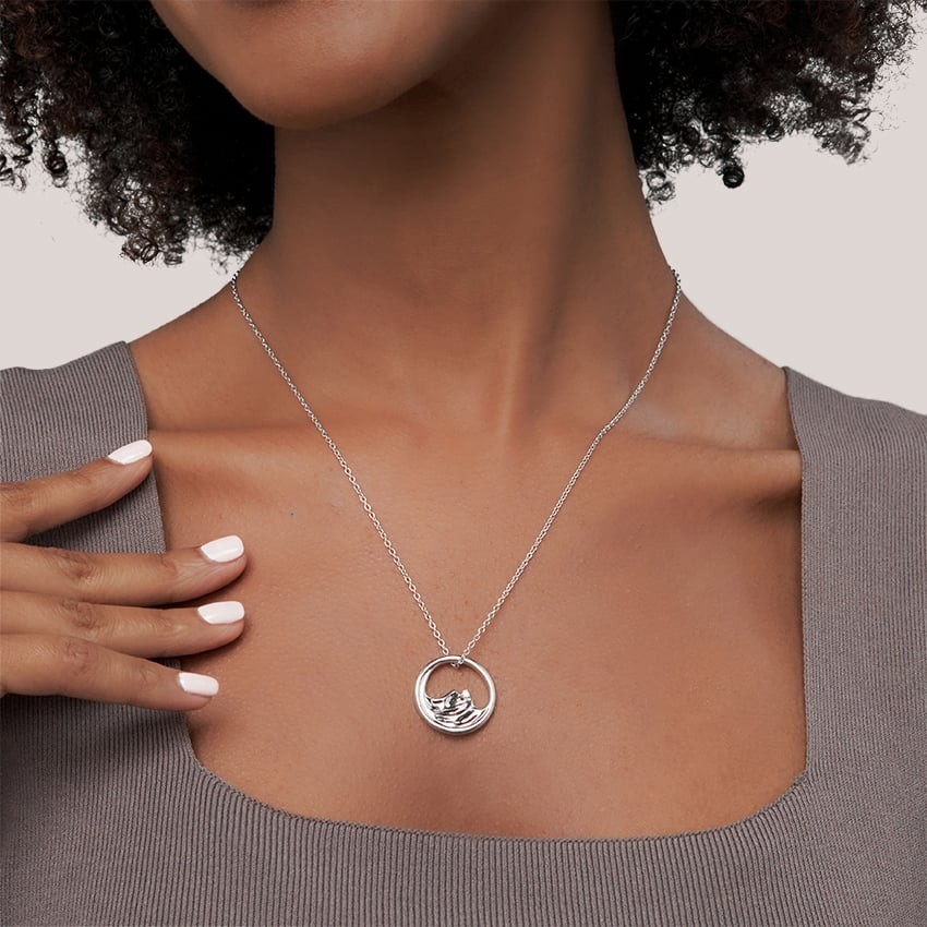 Custom Lab Grown Diamond Women's Pendant