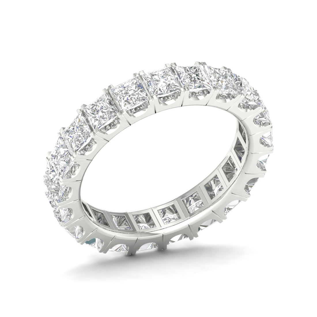 3 CTW Princess Diamond Eternity Lab Grown Diamond Wedding Band