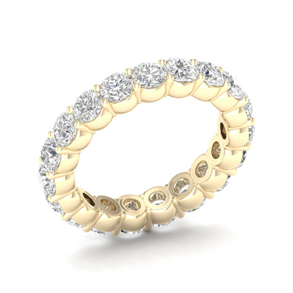 3 CTW Round Eternity Lab Grown Diamond Wedding Band