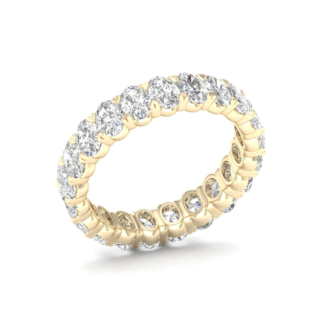 3 CTW Oval Diamond Eternity Lab Grown Diamond Wedding Band