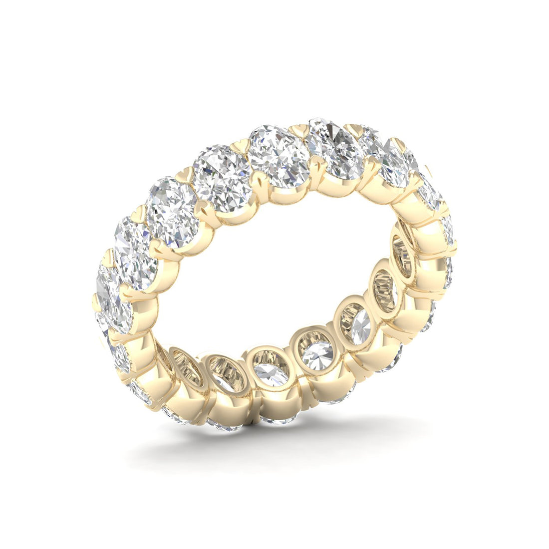 5 CTW Oval Eternity Lab Grown Diamond Wedding Band