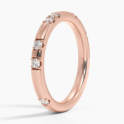 0.27 CTW 18k Gold Lab Grown Diamond Wedding Band Anniversary Gifts