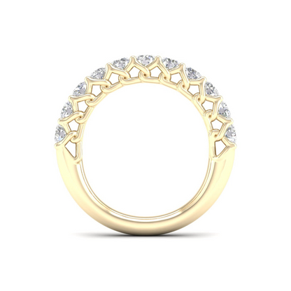 1 CTW Entwine Anniversary Lab Grown Weddign Band