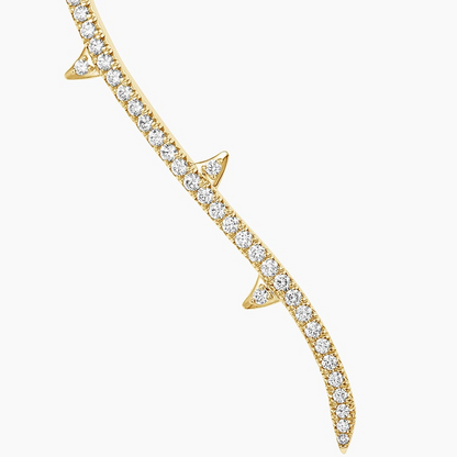 8.66 CTW Logan Hollowell Briar Lab Diamond Collar Necklace