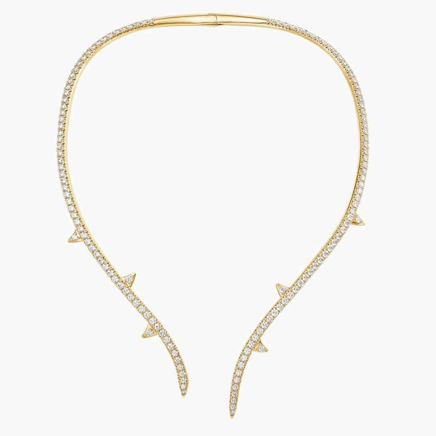 8.66 CTW Logan Hollowell Briar Lab Diamond Collar Necklace