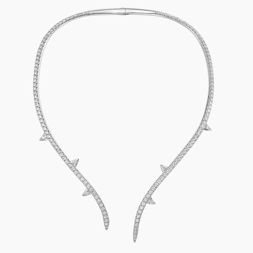 8.66 CTW Logan Hollowell Briar Lab Diamond Collar Necklace