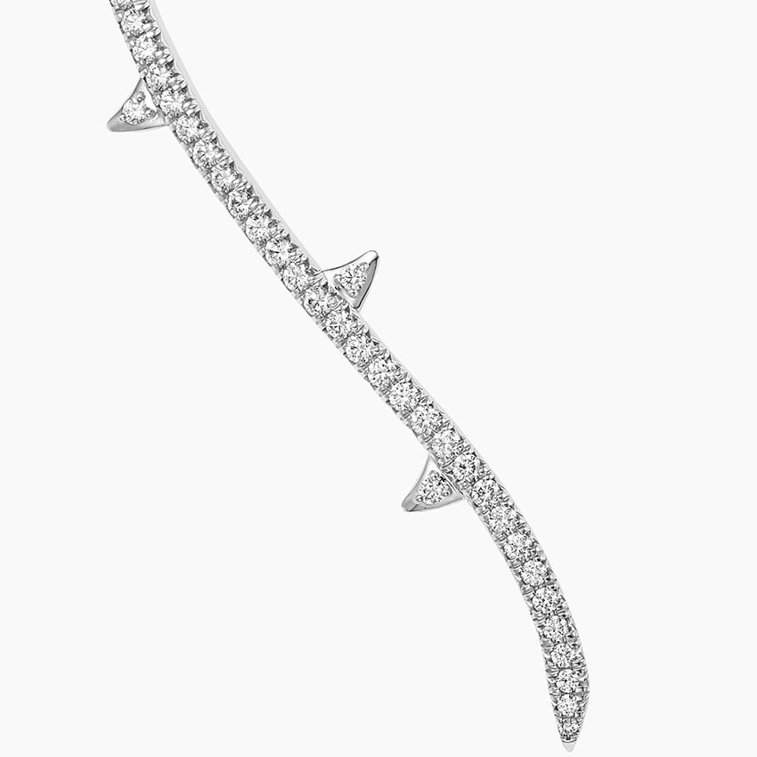 8.66 CTW Logan Hollowell Briar Lab Diamond Collar Necklace