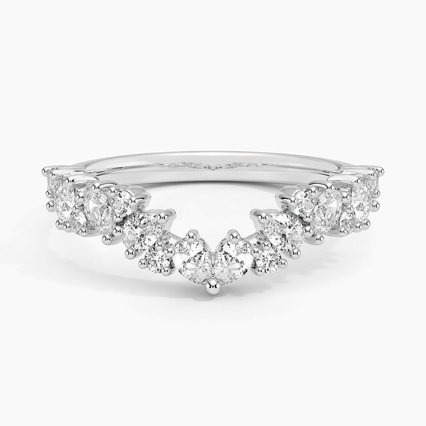 0.40CTW Lab Grown Diamond Unique Fancy Wedding Band
