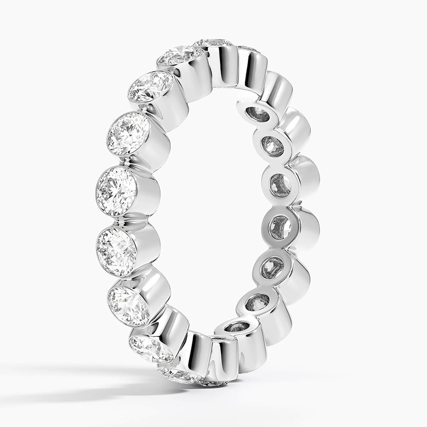 2.02CTW Lab Grown Diamond Full Bazel Set Wedding Band