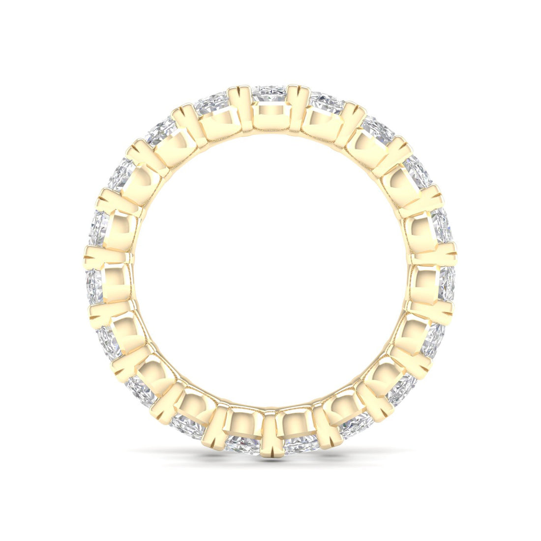 4 CTW Oval Eternity Lab Grown Diamond Wedding Band