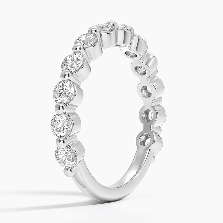 0.99 CTW 3/4 Eternity Lab Grown Diamond Wedding Band