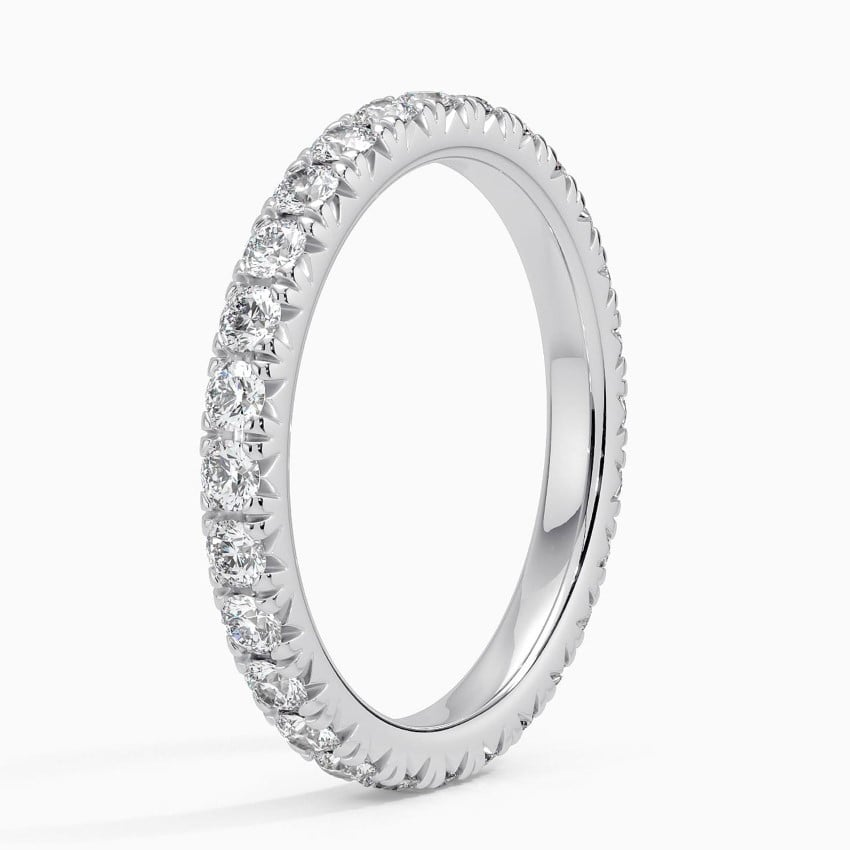 0.90CTW  Lab Grown Diamond Full Eternity Wedding Band