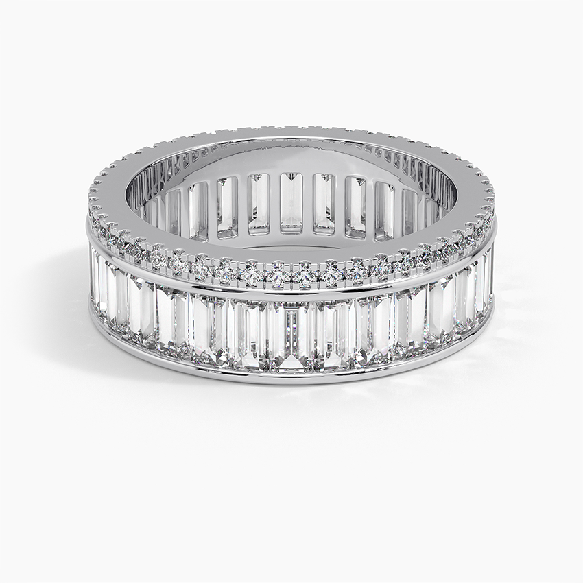 18k Yellow Gold Cluster Lab Grown Diamond Wedding Band