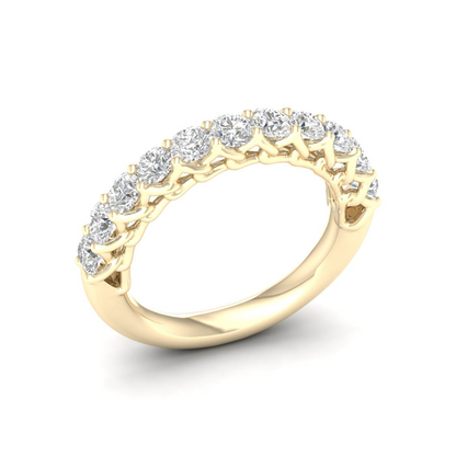 1 CTW Entwine Anniversary Lab Grown Weddign Band