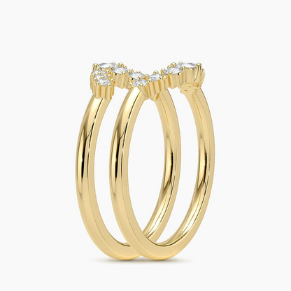 0.32CTW Lab Grown Diamond Stackable Wedding Band