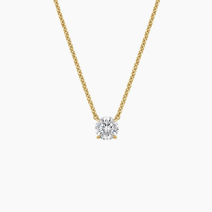 1/2 CTW Lab Grown Diamond Round Pendant