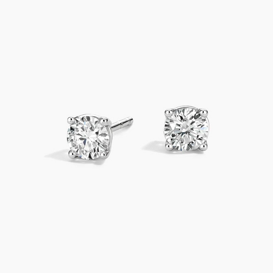 1/2 CTW 4 Prong Diamond Stud Earrings
