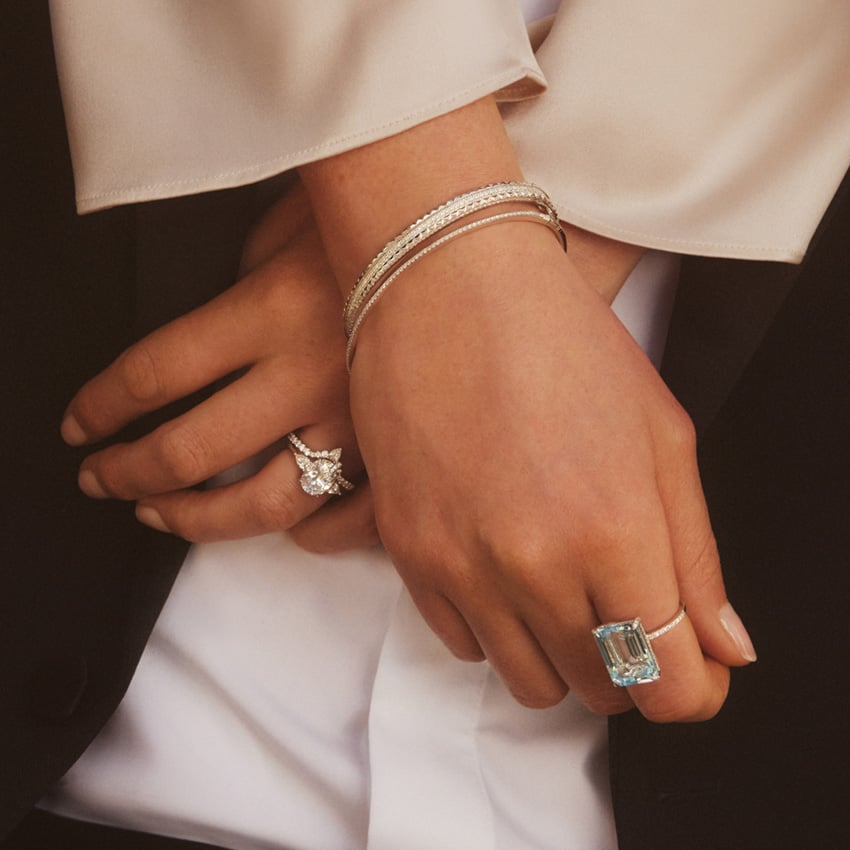 6.5 inch 1.90CTW Pave Set Lab Grown Diamond Bracelet