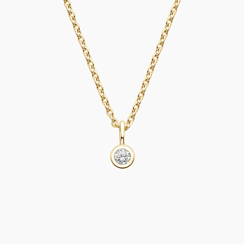 1/10 CTW Lab Grown Diamond Dewdrop Pendant