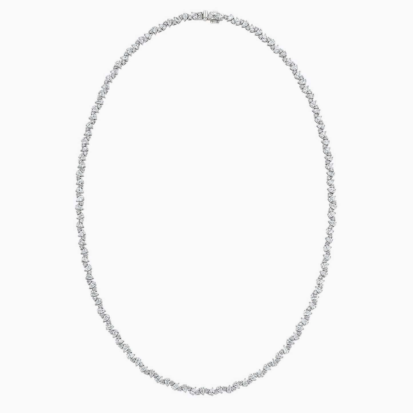 7 CTW Olivetta Lab Grown Diamond Tennis Necklace