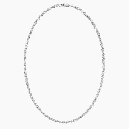 7 CTW Olivetta Lab Grown Diamond Tennis Necklace
