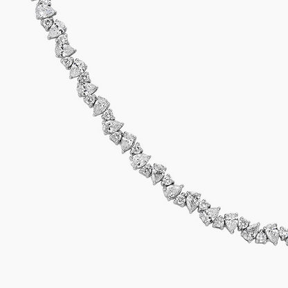 7 CTW Olivetta Lab Grown Diamond Tennis Necklace
