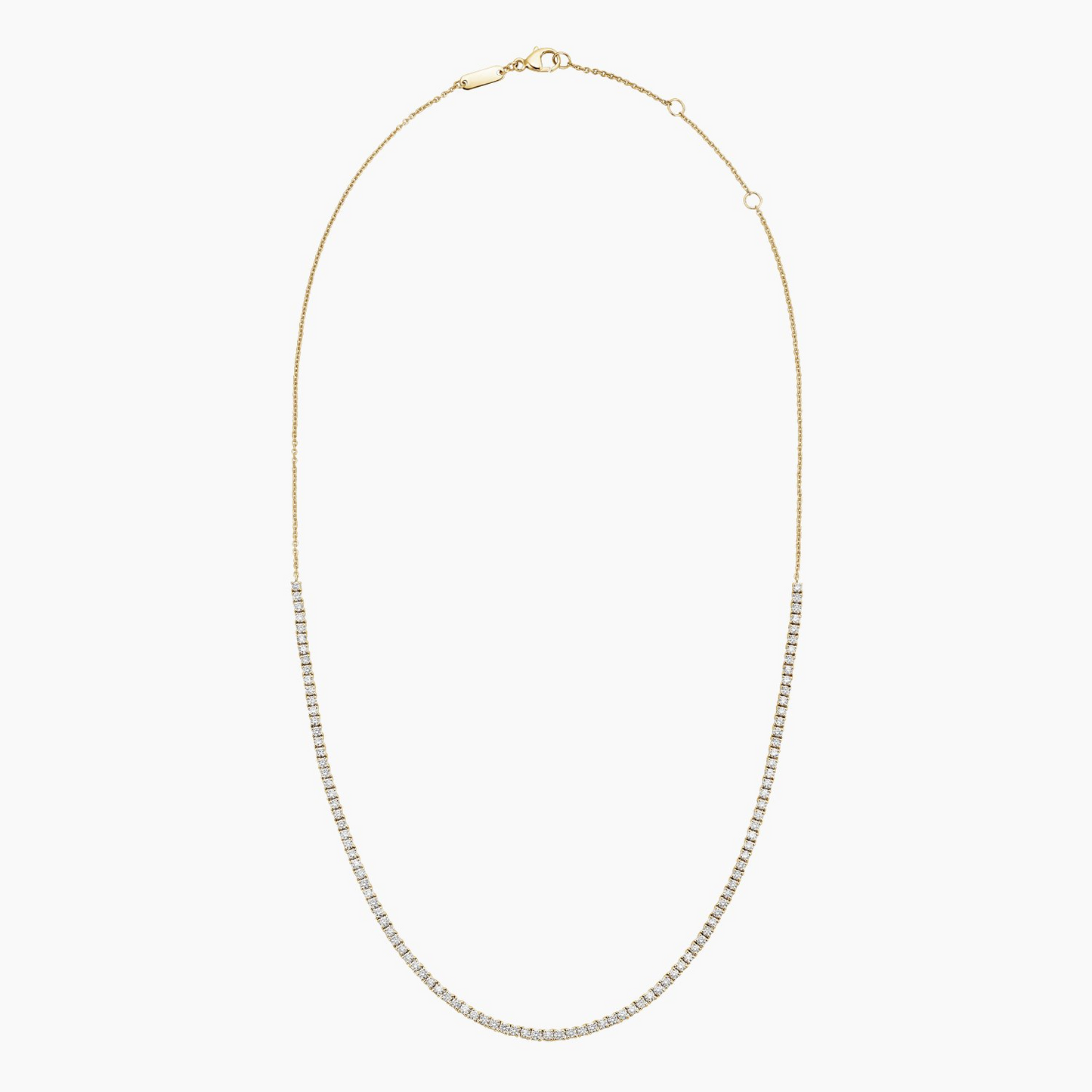 2 1/5 CTW Lab Grown Diamond Tennis Chain For Men Women